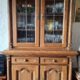 Vitrine, Massivholz, ohne Inhalt, ca 120x60x220 cm